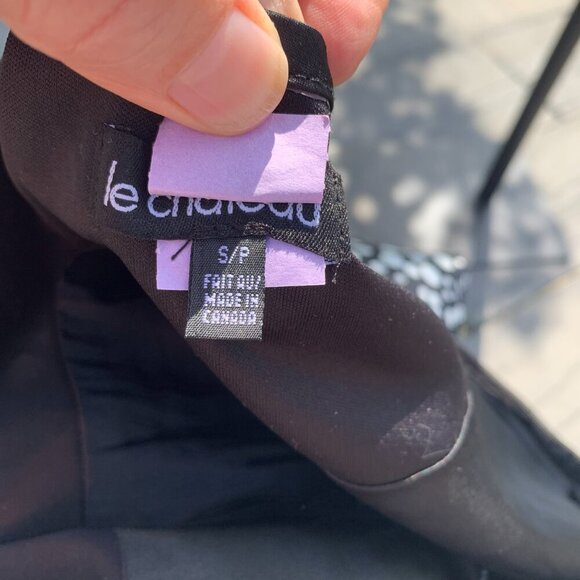 Vintage 90s Y2K Le Chateau Polka Dot Halter Dress - Picture 10 of 14